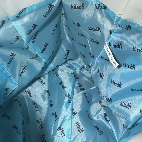 Kitson Los Angeles Black Sequin Tote Bag 22” x 19” x 3” NWOT - Picture 10 of 16